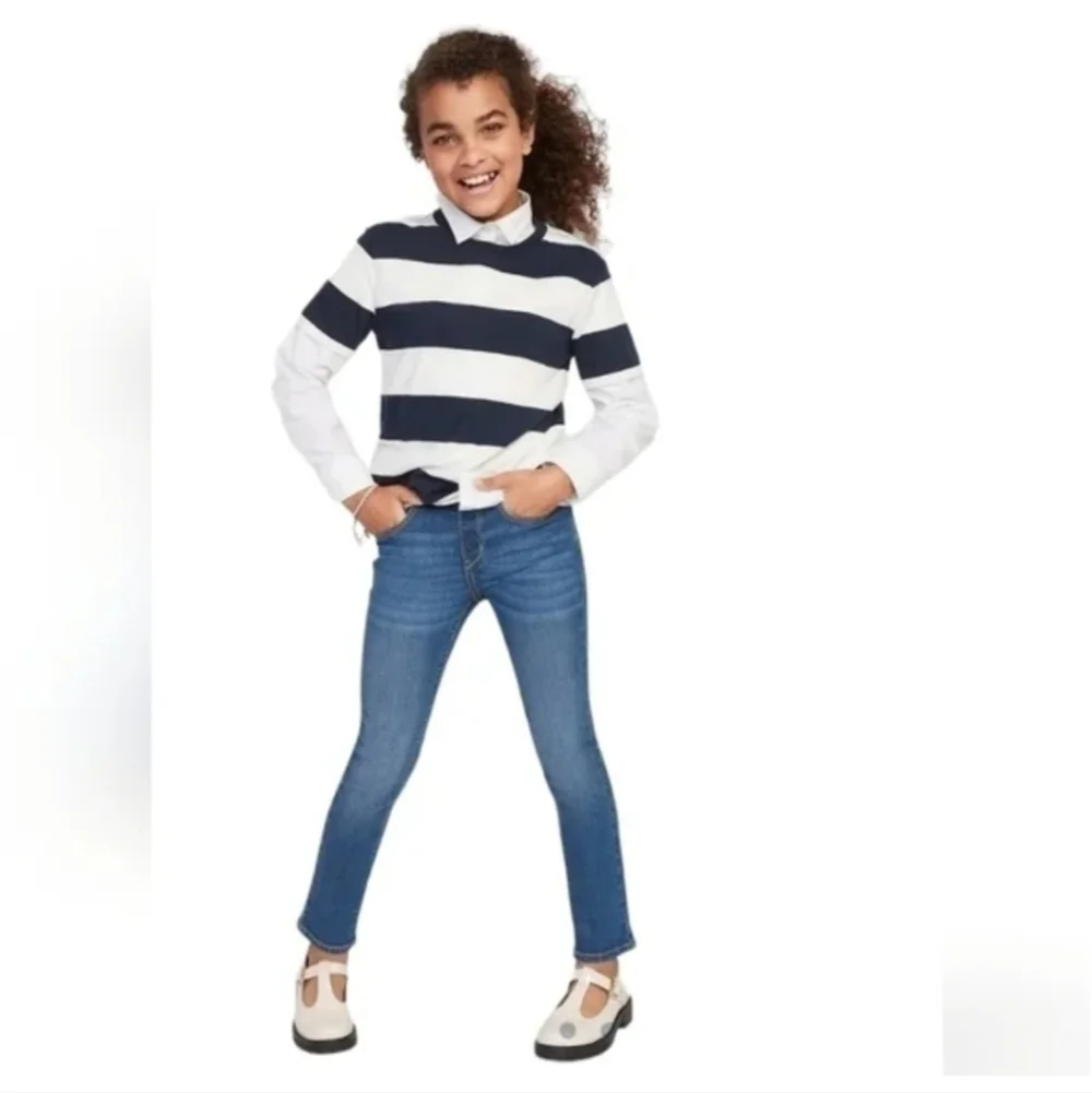 Old Navy girl skinny Built-In-Touch pull on jeans Pants